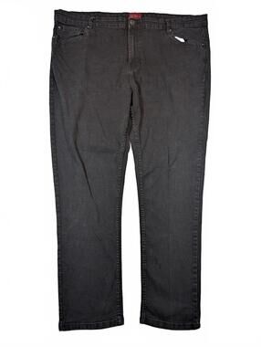 Truth Substance Common Sense Black Stretch Denim Straight Leg Jeans Mens 46x32
